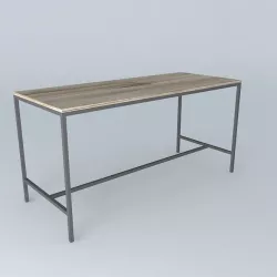 LONG ISLAND High dining table Houses of the world 3D model