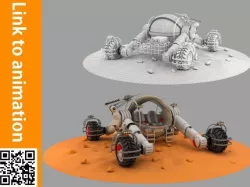Mars rover 3D model