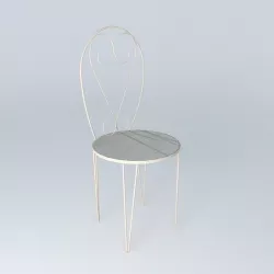 MARY chair taupe houses the world 3D model