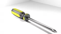Mechanical Handtools - Screwdriver cross-bade type phillip head 3D model