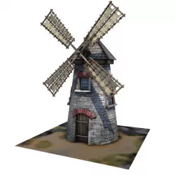Medieval Building 09 Windmill Low-poly  3D model
