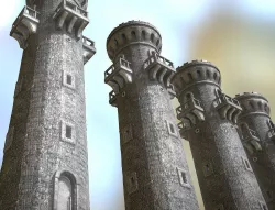 Medieval Guardtower Low-poly  3D model