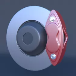 Mercedes Benz Brakes 3D model