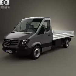 Mercedes-Benz Sprinter Drop Side Single Cab 2013 3D model