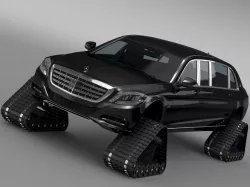 Mercedes Maybach Pullman Crawler 2016 3D model