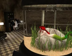 Mermaid in laboratory 01 3D model