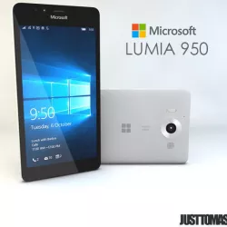 Microsoft Lumia 950 Low-poly  3D model