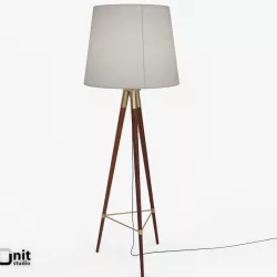 Mid-Century Tripod Floor Lamp by West Elm 3D model