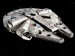 Millenium Falcon Space Ship Star Wars 3D model