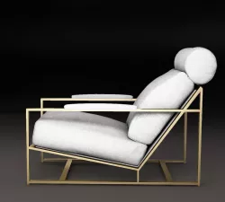 Milo Baughman  1965 armchair Milo chair 3D model
