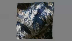 Mont Blanc 3D model
