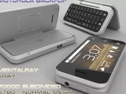 Motorola backflip 3D model