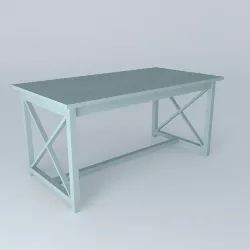 NEWPORT DINNER TABLE 160 GREY 3D model