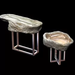 Onyx Basin Stainless Steel Base 3D model