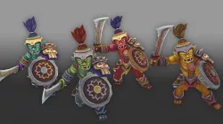 Orc Soldier Low-poly  3D model