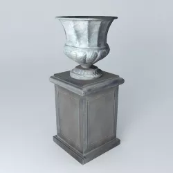 Outdoor basin houses the world 3D model