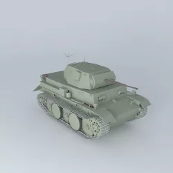 Panzer II Ausf L PzKpfw IIL "Lynx". 3D model