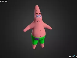 Patrick Low-poly  3D model