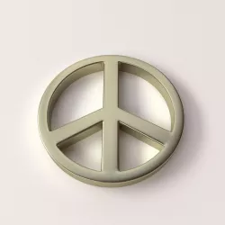 Peace Symbol 3D model