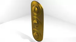 Personal Armor Shield - Medieval Battersea 3D model