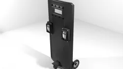 Personal Armor Shield - Roller Ballistic Shield 3D model