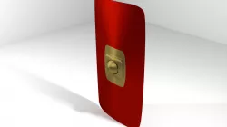 Personal Armor Shield - Roman Shield 3D model