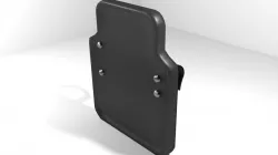 Personal Armor Shield - Small Ballistic Shield 3D model