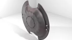 Personal Armor Shield - Spartan Shield 3D model