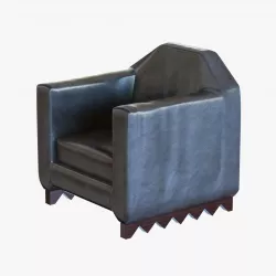 Pierre Legrain Cubist Armchair 3D model