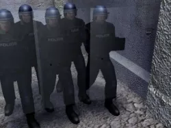 Police Riot Officer Low-poly  3D model