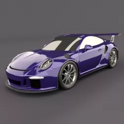 Porsche 911 gt3 rs 2015 restyled 3D model