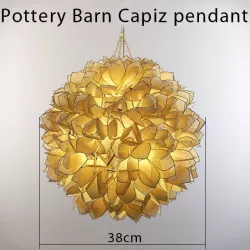 Pottery Barn Capiz Pendant 3D model