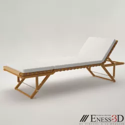Pro - Hermes Pippa Long Chair 3D model