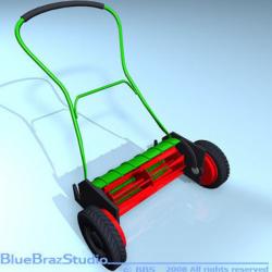 Vintage Push Mower ~ 3D Model ~ Download #90653802