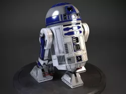 R2D2 Droid Star Wars 3D model