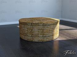 ▷ rattan pouf 3d models 【 STLFinder 】