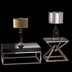 Restoration hardware empire side table 3D model