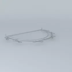 ROSALIE gray canopy houses the world 3D model