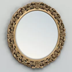 Round mirror frame 002 3D model