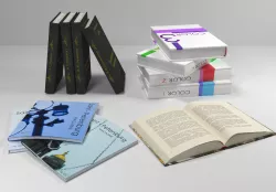 Set of books 3D model