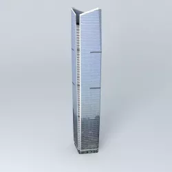 Shanghai Wheelock Square Building 3D model