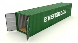 Shipping Container Evergreen 3D model