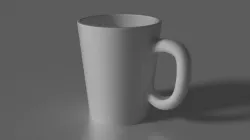 Simple Ceramic Mug 3D model