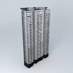 Skyline Mansion Tower 3D model