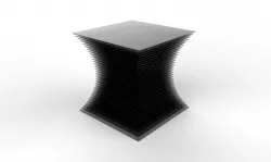 Slice - Side table Low-poly  3D model