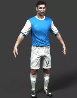 Soccer 3D model