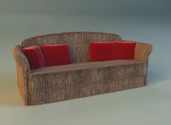 Sofa  velvet 3D model