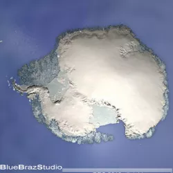 south pole 3D model