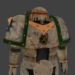 Space Marine Mk3 Preheresy Armor Death Guard Legion 3D model