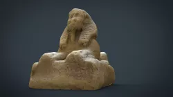 sphinx Low-poly  3D model